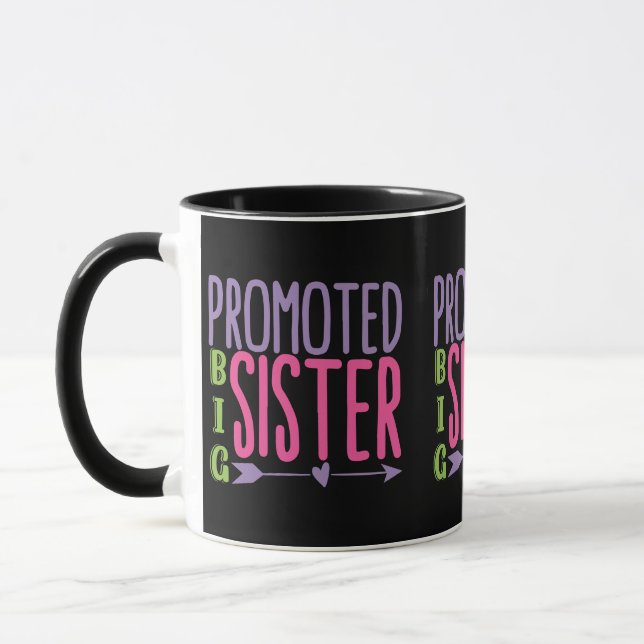 Beförderte große Schwester - Große Schwester enthü Tasse (Links)