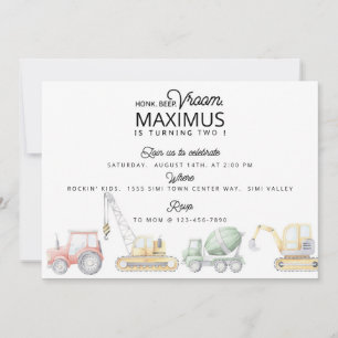 Beförderung BIRTHTAG, Auto Geburtstag, TRACTOR PAR Ankündigung