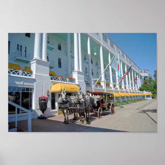 Beförderung, Grand Hotel, Insel Mackinac Poster (Vorne)