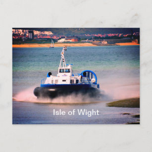 Beförderung von Hovercraft "Isle of Wight" Postkarte