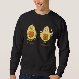 Before & After Gym Avocado Sweatshirt