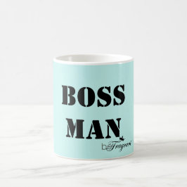 beFragrant klassischer weißer Tassen-Chef-Mann Kaffeetasse