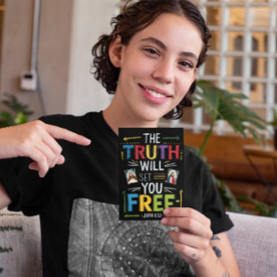 Befreiung verkünden: Die Wahrheit wird enthüllt Postkarte