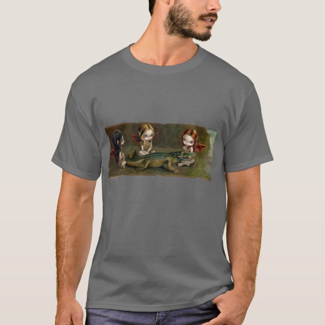 Befreunden eines Alligatorgotischen feenhaften T-Shirt (Vorderseite)