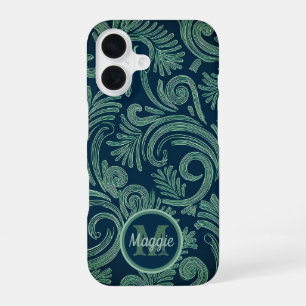 Befrostete Farne: Winterliche Laune iPhone 16 Hülle