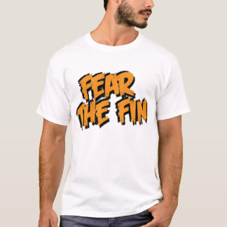 Befürchten Sie das Flossen-Logo (orange) T-Shirt