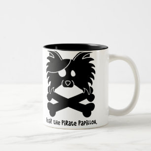 Befürchten Sie den Piraten Papillon Zweifarbige Tasse