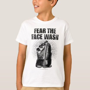 Befürchten Sie die Gesichts-Wäsche (Hockey) T-Shirt
