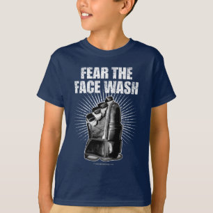 Befürchten Sie die Gesichts-Wäsche (Hockey) T-Shirt