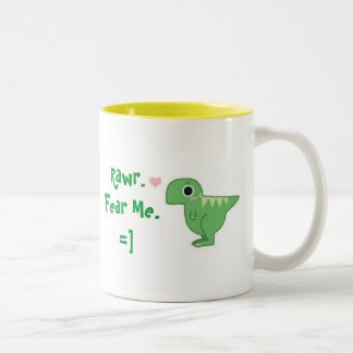 Befürchten Sie mich Zweifarbige Tasse