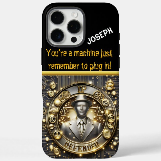 Befürworter von Rechten des geistigen Eigentums iPhone 16 Pro Max Hülle (Rückseite)