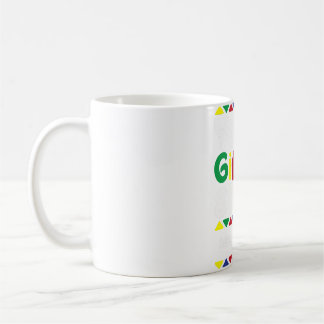 begabt und schwarz kaffeetasse