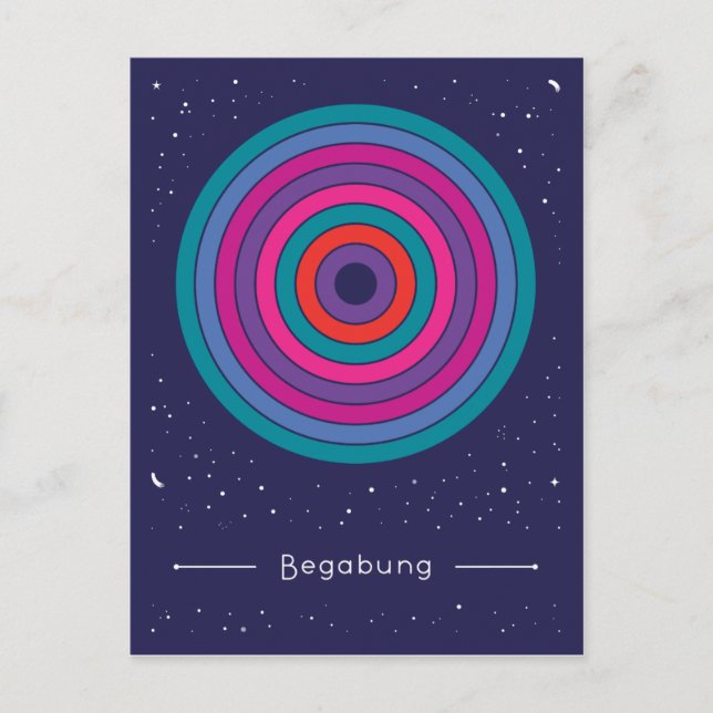 Begabung Postkarte (Vorderseite)
