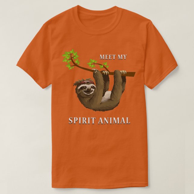 Begegnen Sie Mein Geist Tier mit dem niedlichen Fa T-Shirt (Design vorne)