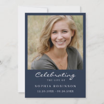 Begehung der Blue Memorial Card des Life Foto