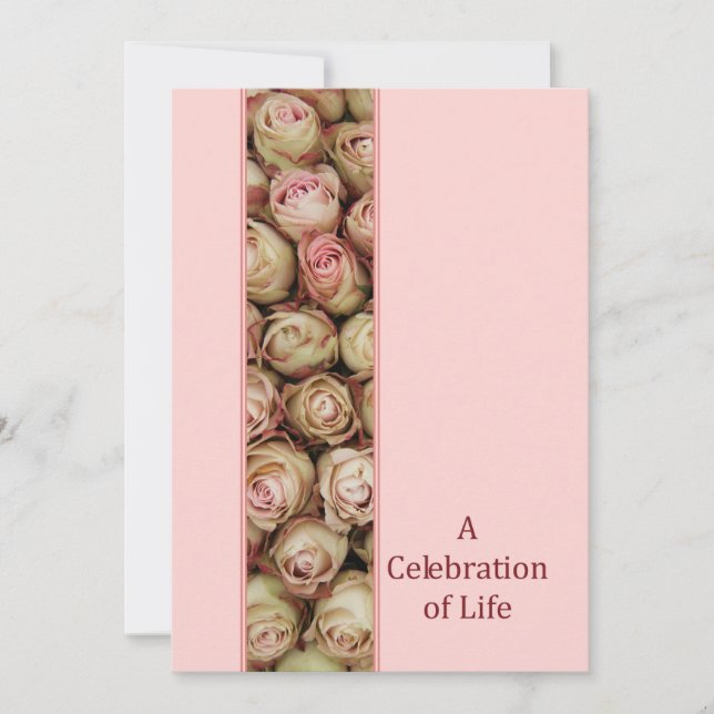 Begehung der Einladung zur Gedenkstätte (Vorderseite)