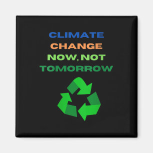 Begeisterte Frauen für den Klimawandel, Umwelt Magnet