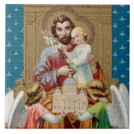 Begeisterter St. Joseph empfängt Vatikane Maquette Fliese