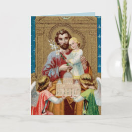 Begeisterter St. Joseph empfängt Vatikane Maquette Karte