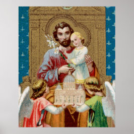 Begeisterter St. Joseph empfängt Vatikane Maquette Poster