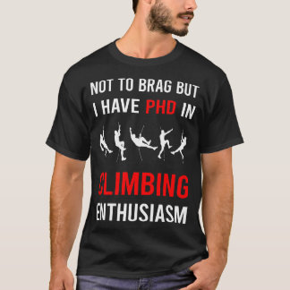Begeisterung Kletterkletter Klettersteig T-Shirt