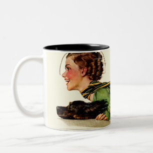 Begeisterung Zweifarbige Tasse