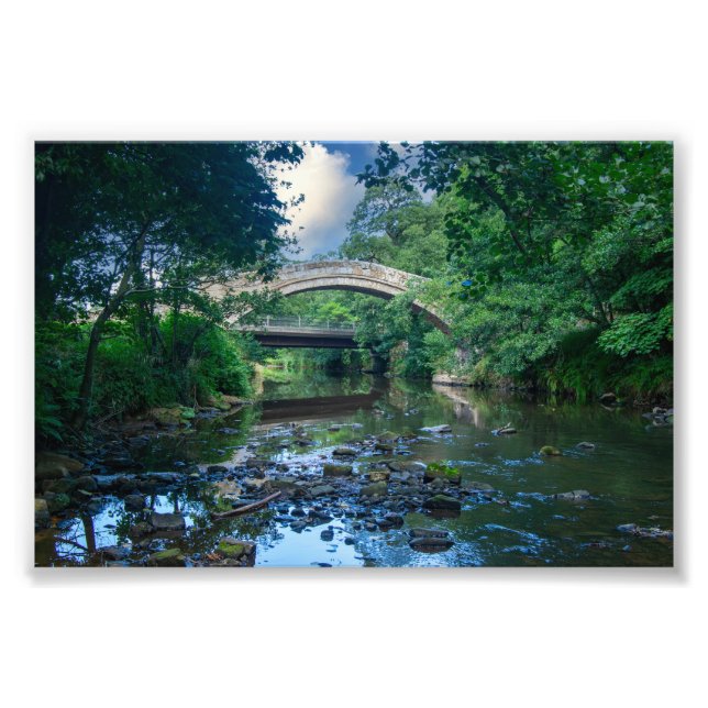 Beggar's Bridge, Glaisdale Fotodruck (Vorne)