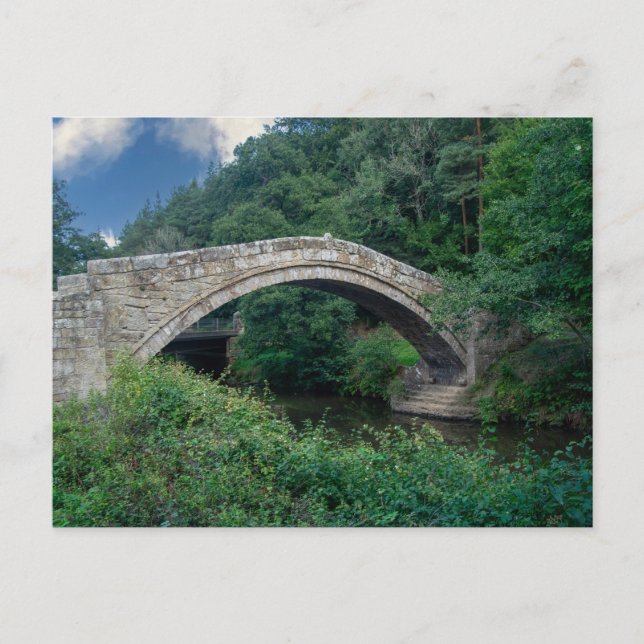 Beggar's Bridge, Glaisdale Postkarte (Vorderseite)