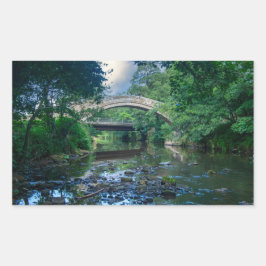 Beggar's Bridge, Glaisdale Rechteckiger Aufkleber