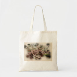 Beggars Bridge, Glaisdale - Watercolour Art Tragetasche