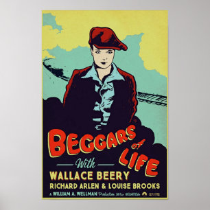 Beggars of Life 1928 Klassiker Film Poster