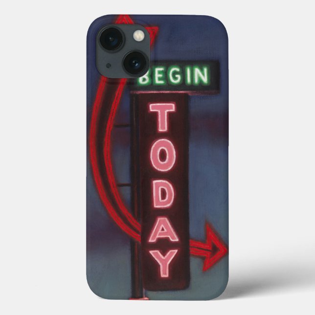 Begin Today 2009 Case-Mate iPhone Hülle (Rückseite)
