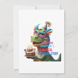 Beginn Kapitel 1 - Magischer Dinosaurier 1. Geburt Einladung
