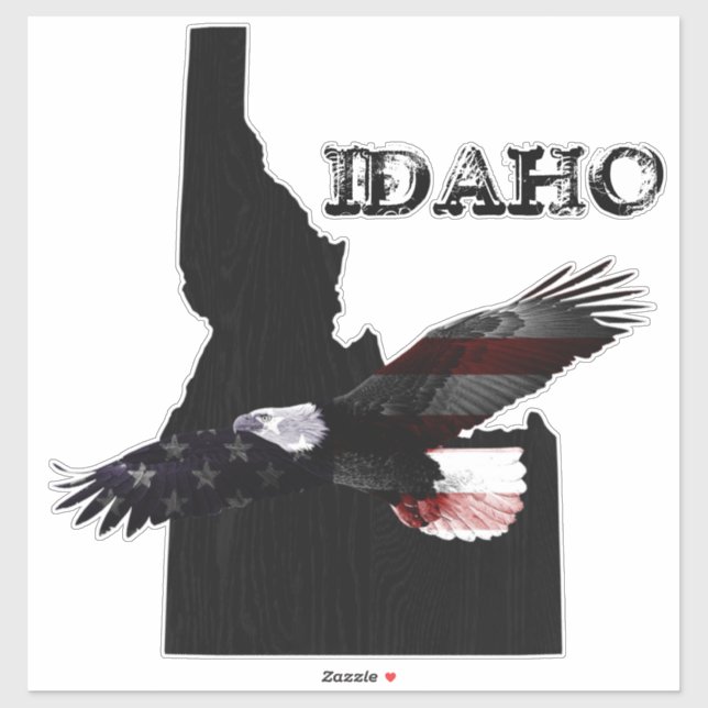 BEGINN PATRIOT EAGLE IDAHO AUFKLEBER (Blatt)