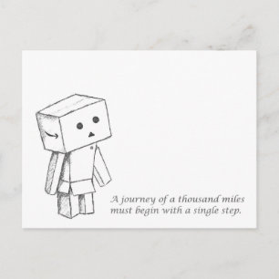 Beginn Postkarte