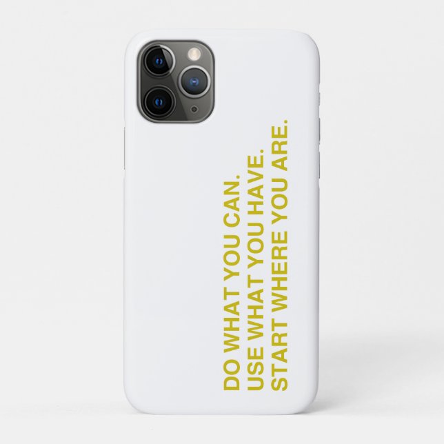 Beginne dort, wo du bist Case-Mate iPhone hülle (Rückseite)