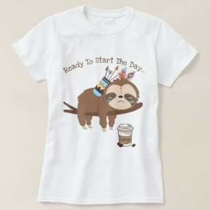 Beginnen Sie den Tag T-Shirt