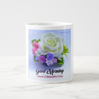 "Beginnen Sie Ihren Tag mit unseren guten Morgenwü Jumbo-Tasse