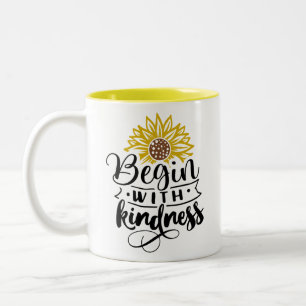 Beginnen Sie mit der Begrüßung der Zwei-Tone-Kaffe Zweifarbige Tasse