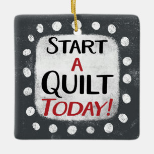 Beginnen Sie mit einem Quilt heute Ornament
