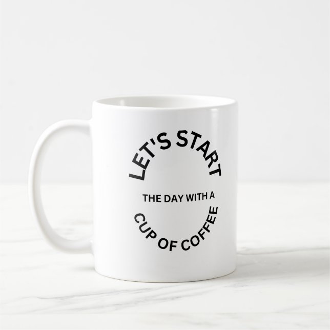 Beginnen wir mit einer Tasse Kaffee (Links)