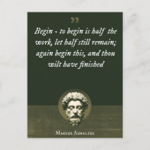 Beginnen - zu beginnen ist die Hälfte der Arbeit, 