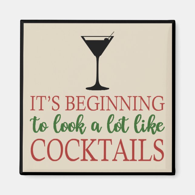 Beginnend, sehr wie Cocktails-Magnet auszusehen Magnet (Vorne)