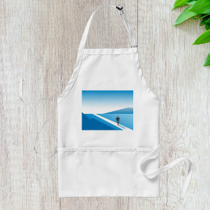 Beginnende Journey Blue Road Schürze