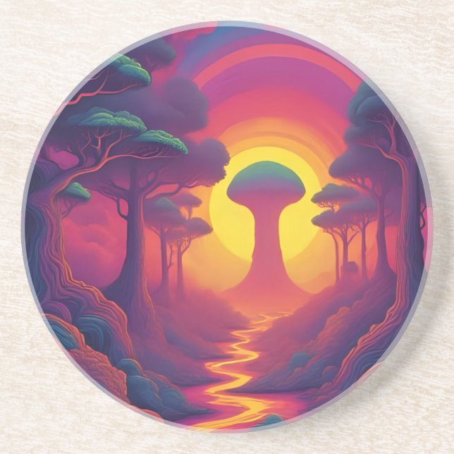 Beginning of The Fall Art Getränkeuntersetzer (Vorne)