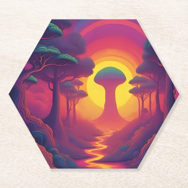 Beginning of The Fall Art Untersetzer (Vorderseite)