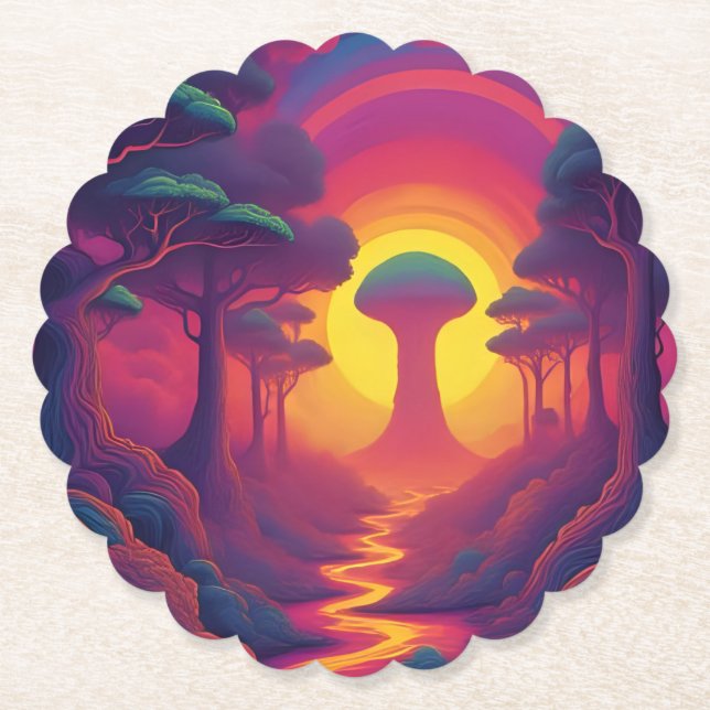 Beginning of The Fall Art Untersetzer (Vorderseite)