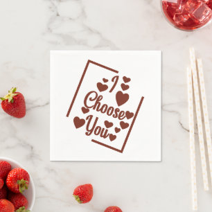 Beginnt mit einer Kiss-Sammlung Napkins Serviette