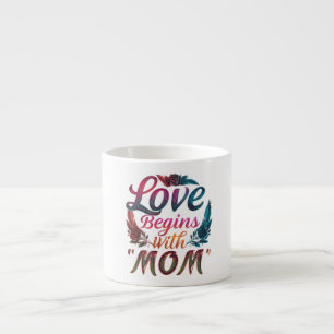 Beginnt mit "Mama" - Spezialität Espresso Tasse
