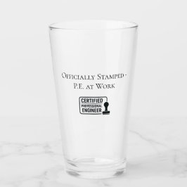 Beglaubigung des Beruflichen Ingenieurs Glas